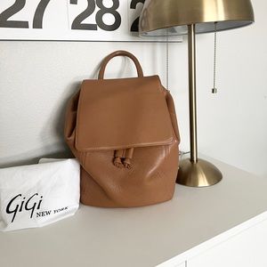 GiGi New York Saddle Brown Backpack